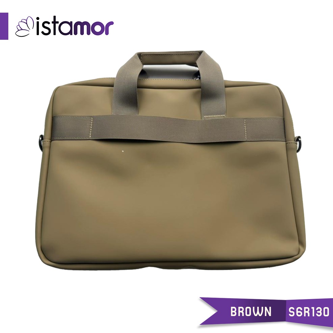 شنطة لابتوب جلد صناعي فاخرة بتصميم أنيق – موديل S67880R1 من ISTAMOR